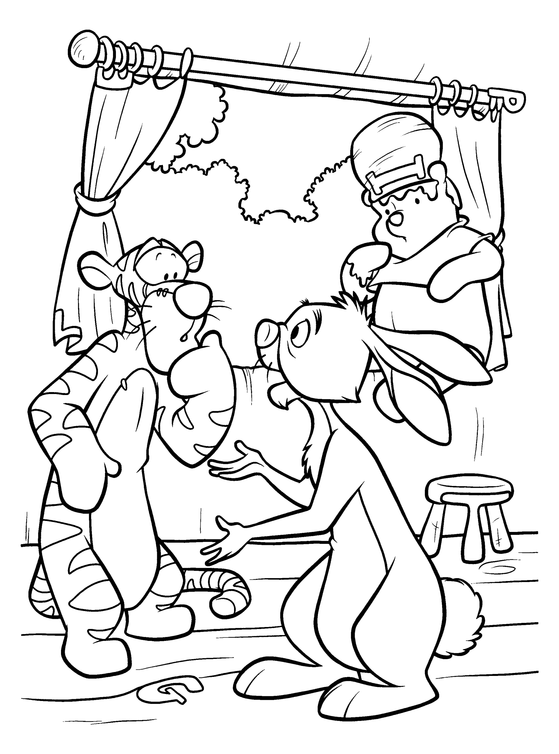 Winnie the Pooh Coloring Pages Cartoons winnie the pooh 23 Printable 2020 7123 Coloring4free