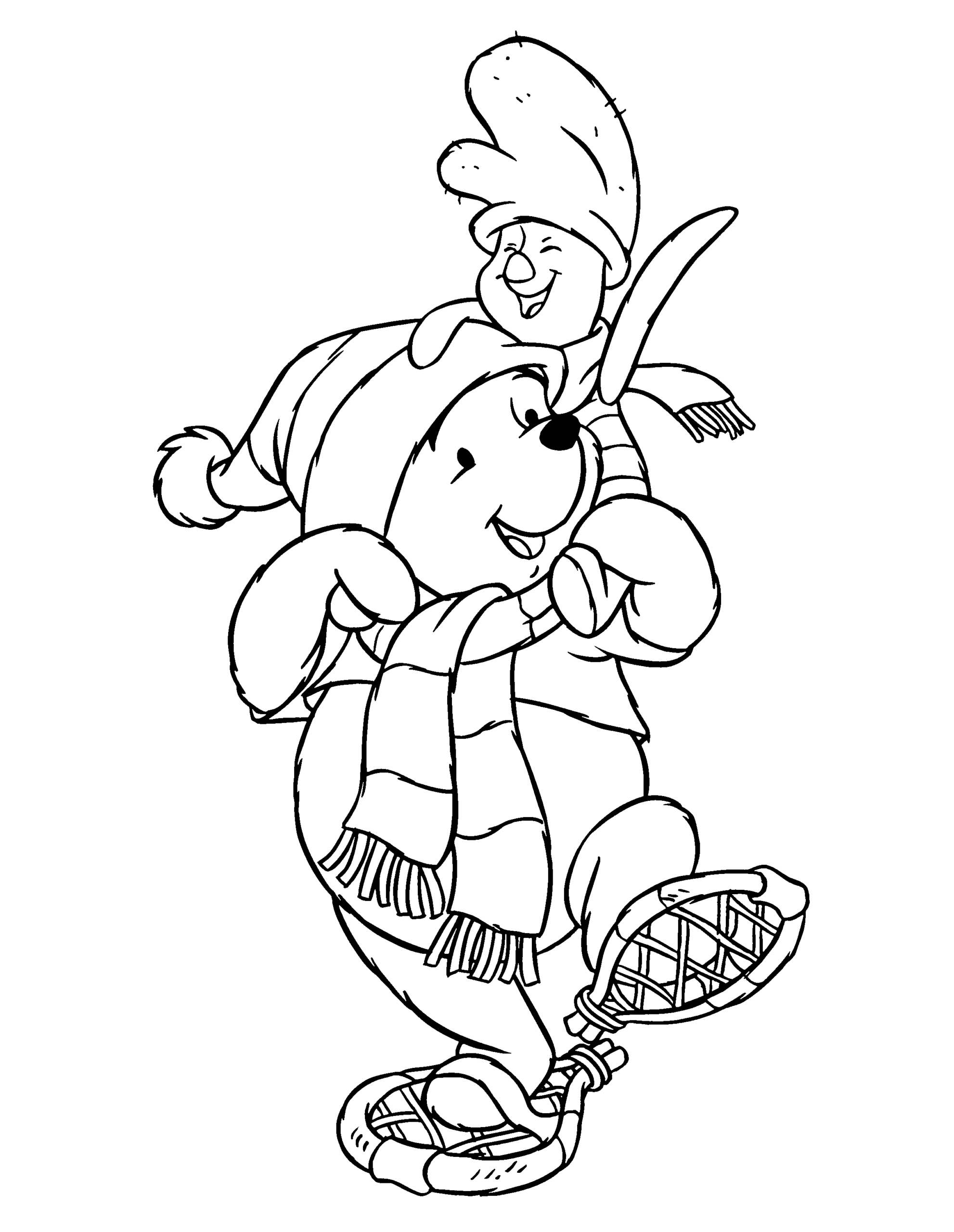 Winnie the Pooh Coloring Pages Cartoons winnie the pooh 33 Printable 2020 7137 Coloring4free