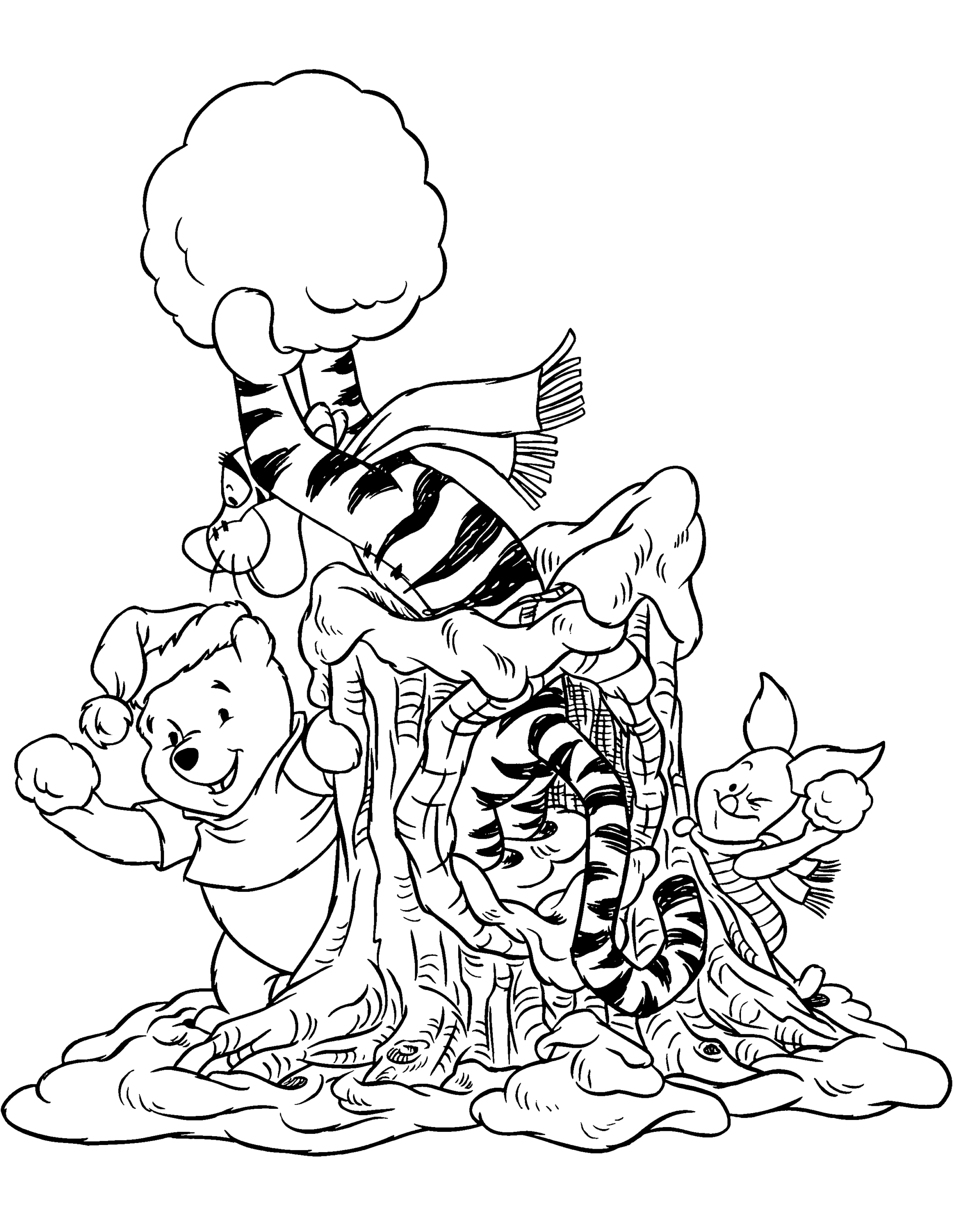 Winnie the Pooh Coloring Pages Cartoons winnie the pooh 34 Printable 2020 7138 Coloring4free