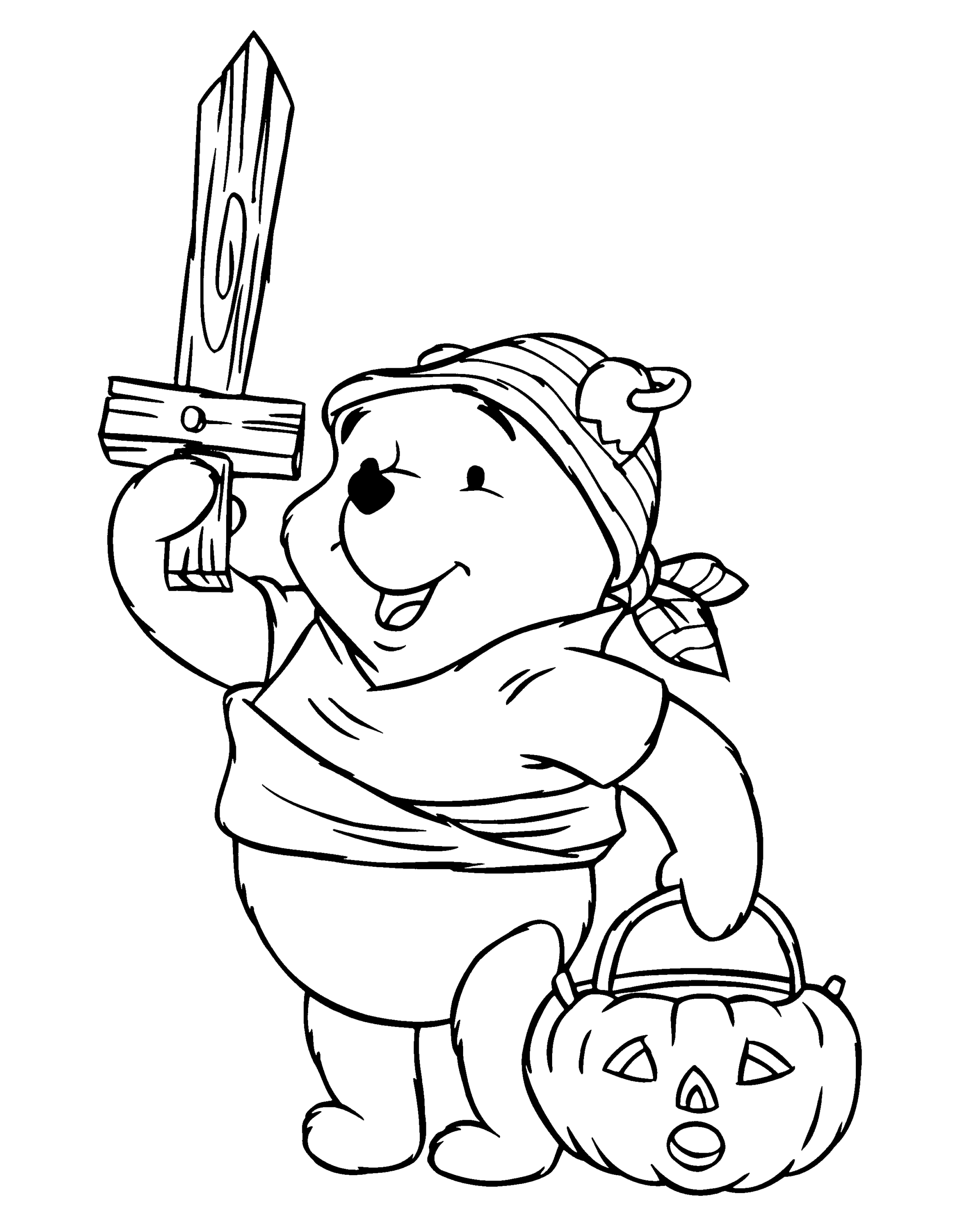 Winnie the Pooh Coloring Pages Cartoons winnie the pooh 42 Printable 2020 7149 Coloring4free