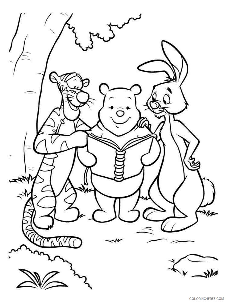 Winnie the Pooh Coloring Pages Cartoons winnie the pooh 44 Printable 2020 7153 Coloring4free