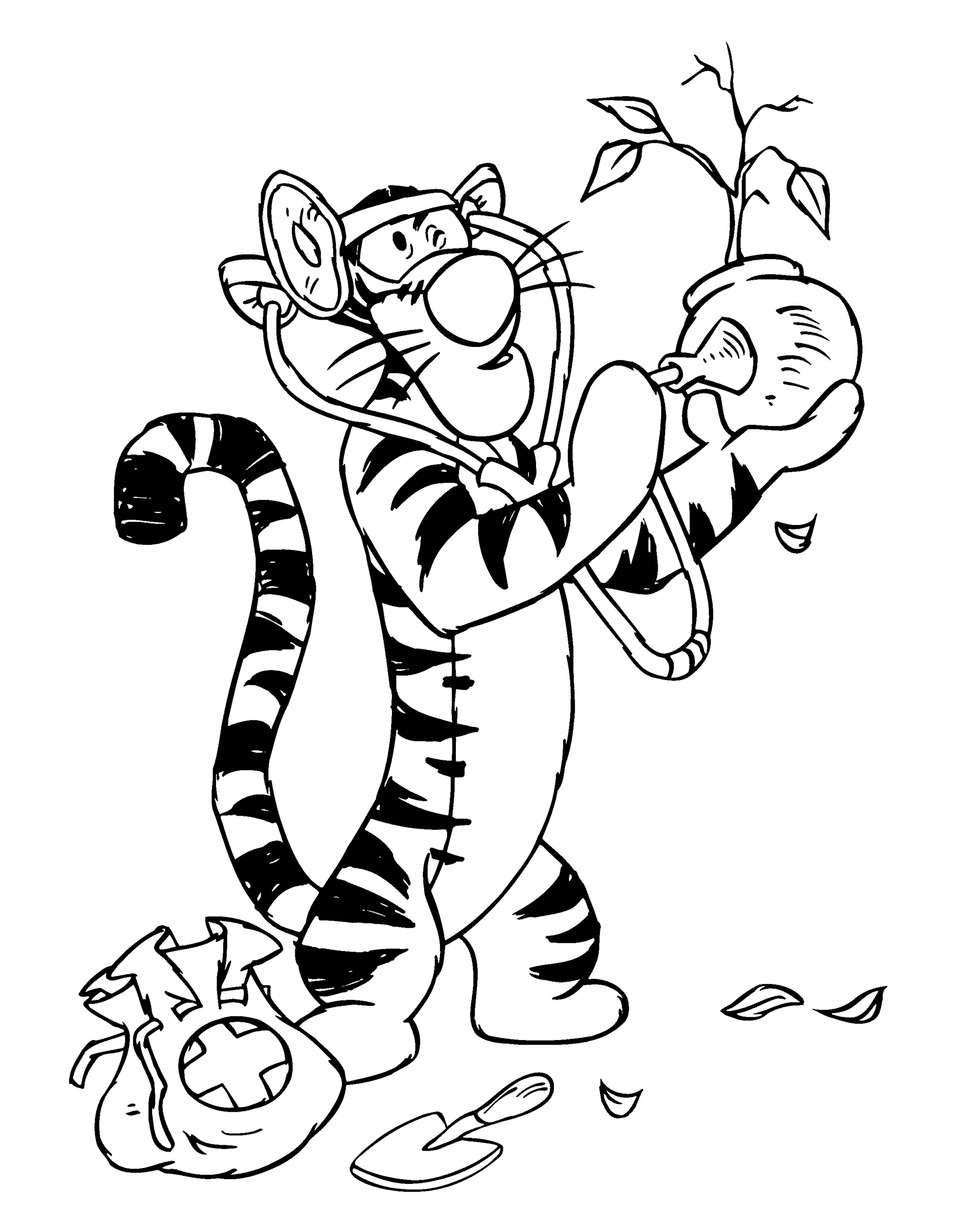 Winnie the Pooh Coloring Pages Cartoons winnie the pooh 55 Printable 2020 7168 Coloring4free