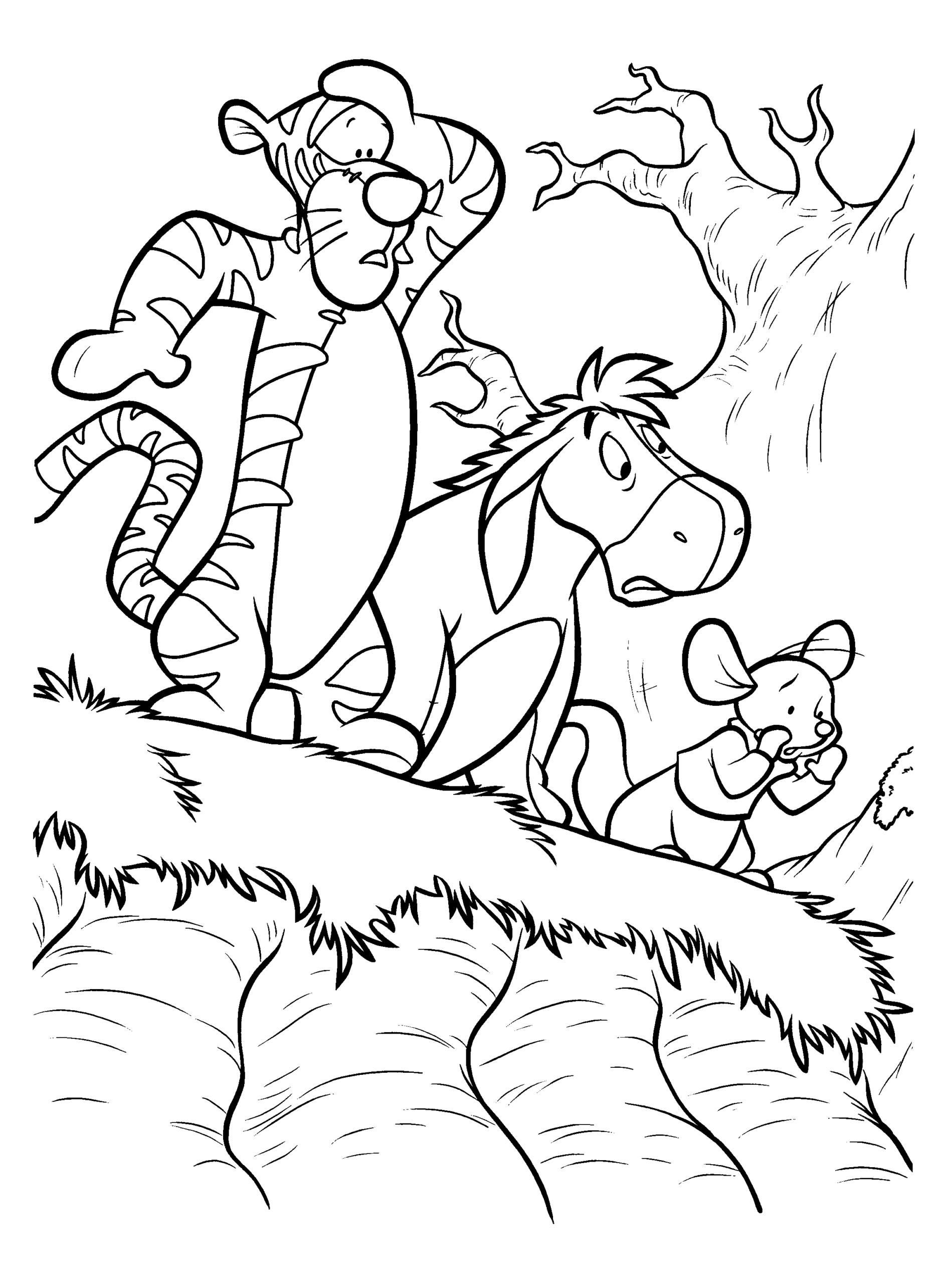 Winnie the Pooh Coloring Pages Cartoons winnie the pooh 6 Printable 2020 7175 Coloring4free