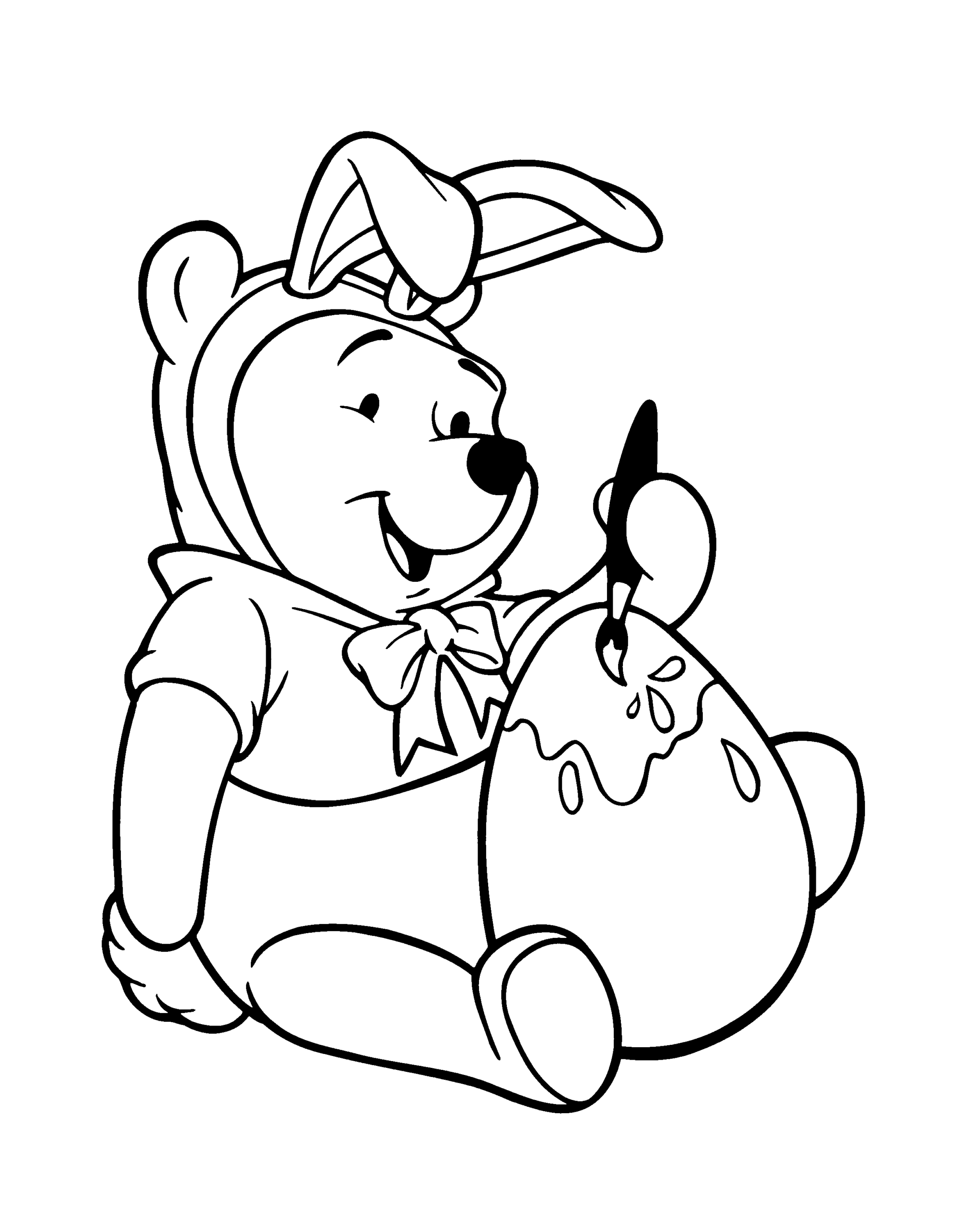 Winnie the Pooh Coloring Pages Cartoons winnie the pooh 63 Printable 2020 7180 Coloring4free