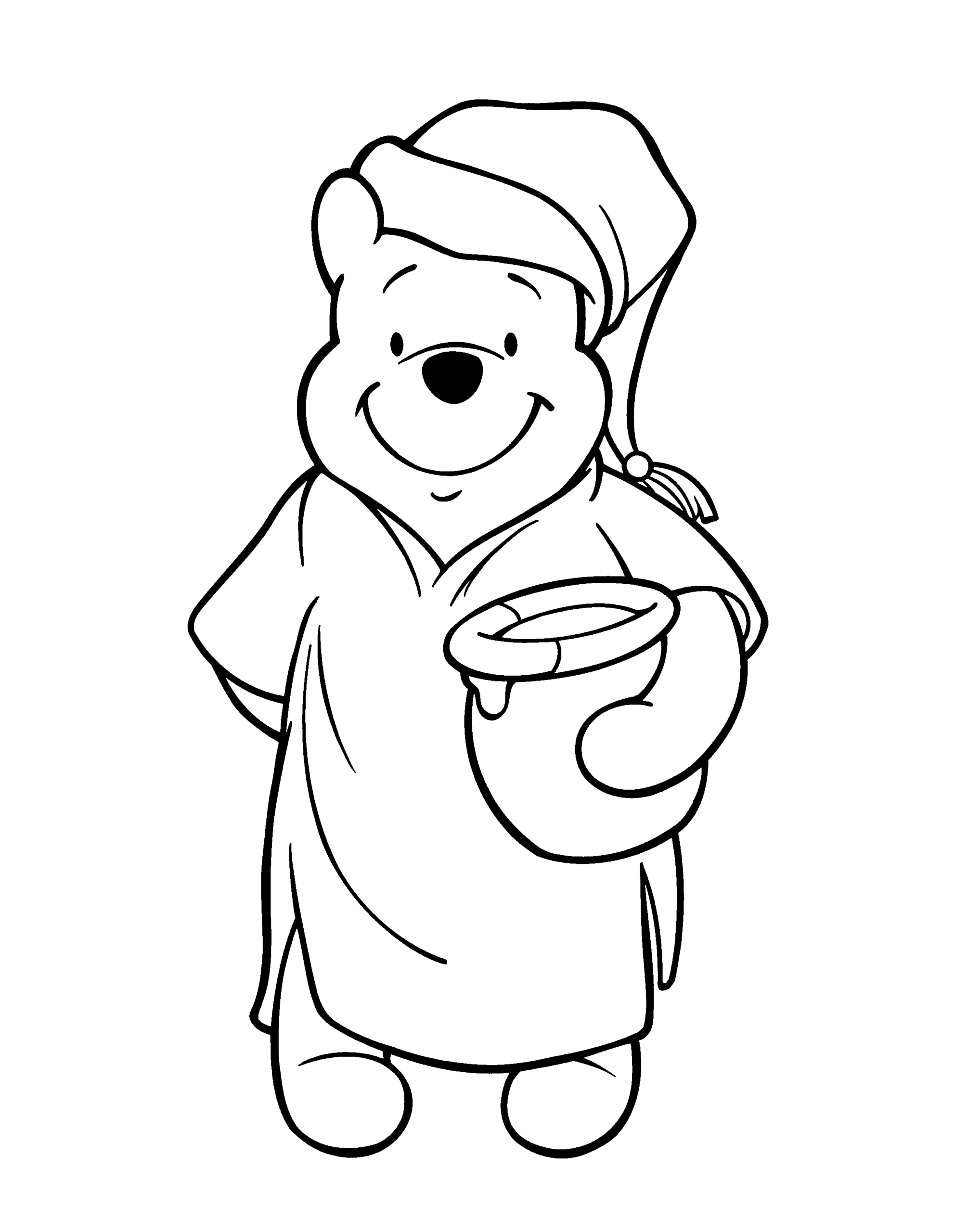 Winnie the Pooh Coloring Pages Cartoons winnie the pooh 65 Printable 2020 7182 Coloring4free