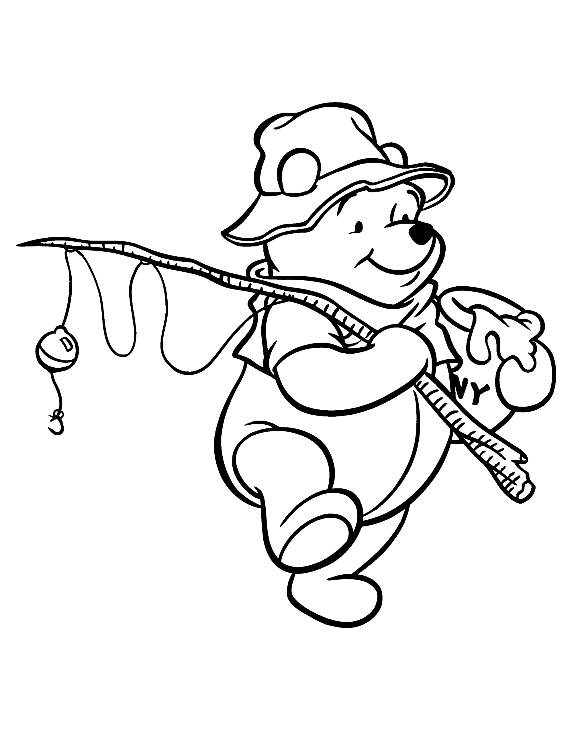 Winnie the Pooh Coloring Pages Cartoons winnie the pooh 67 Printable 2020 7184 Coloring4free