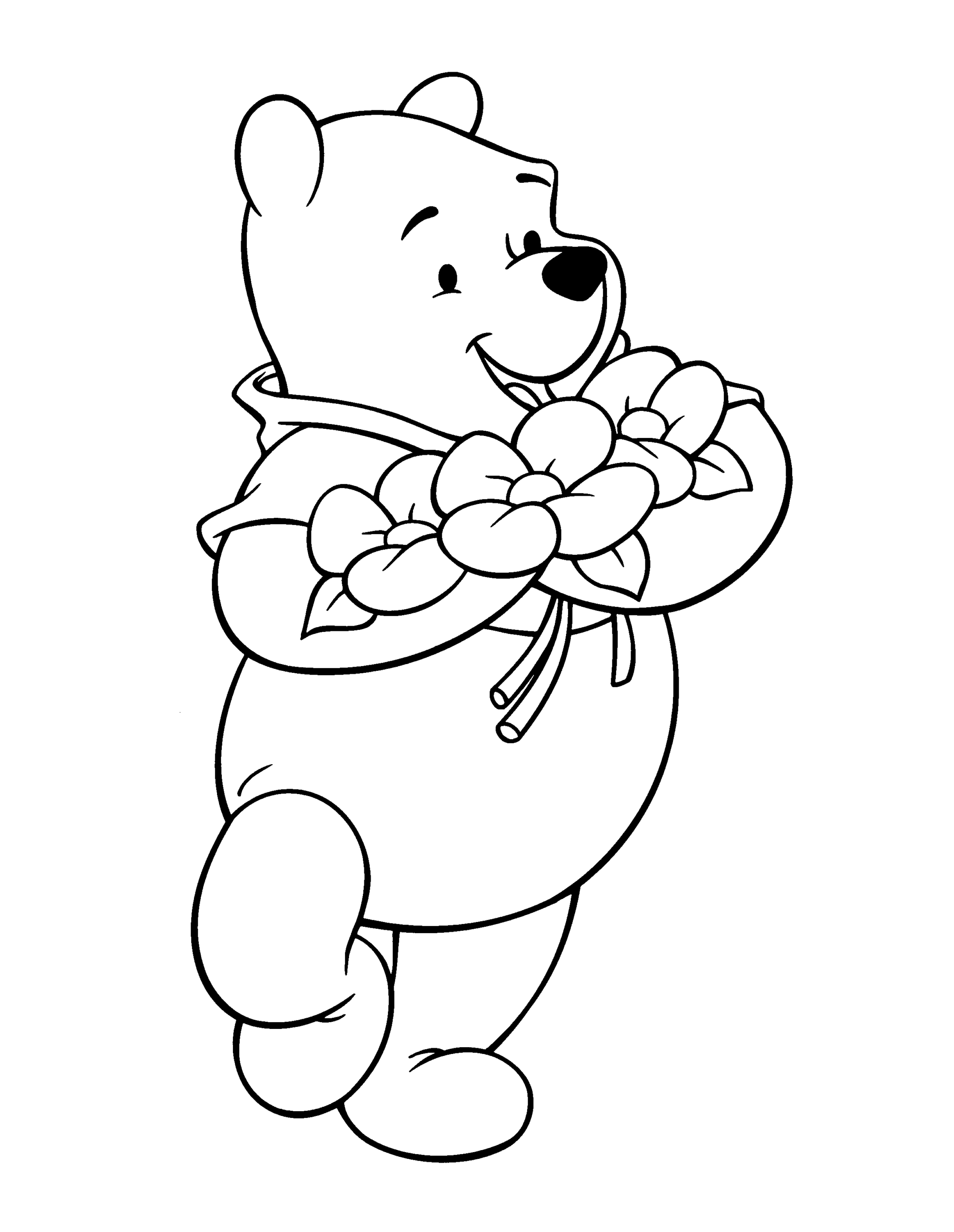 Winnie the Pooh Coloring Pages Cartoons winnie the pooh 69 Printable 2020 7186 Coloring4free