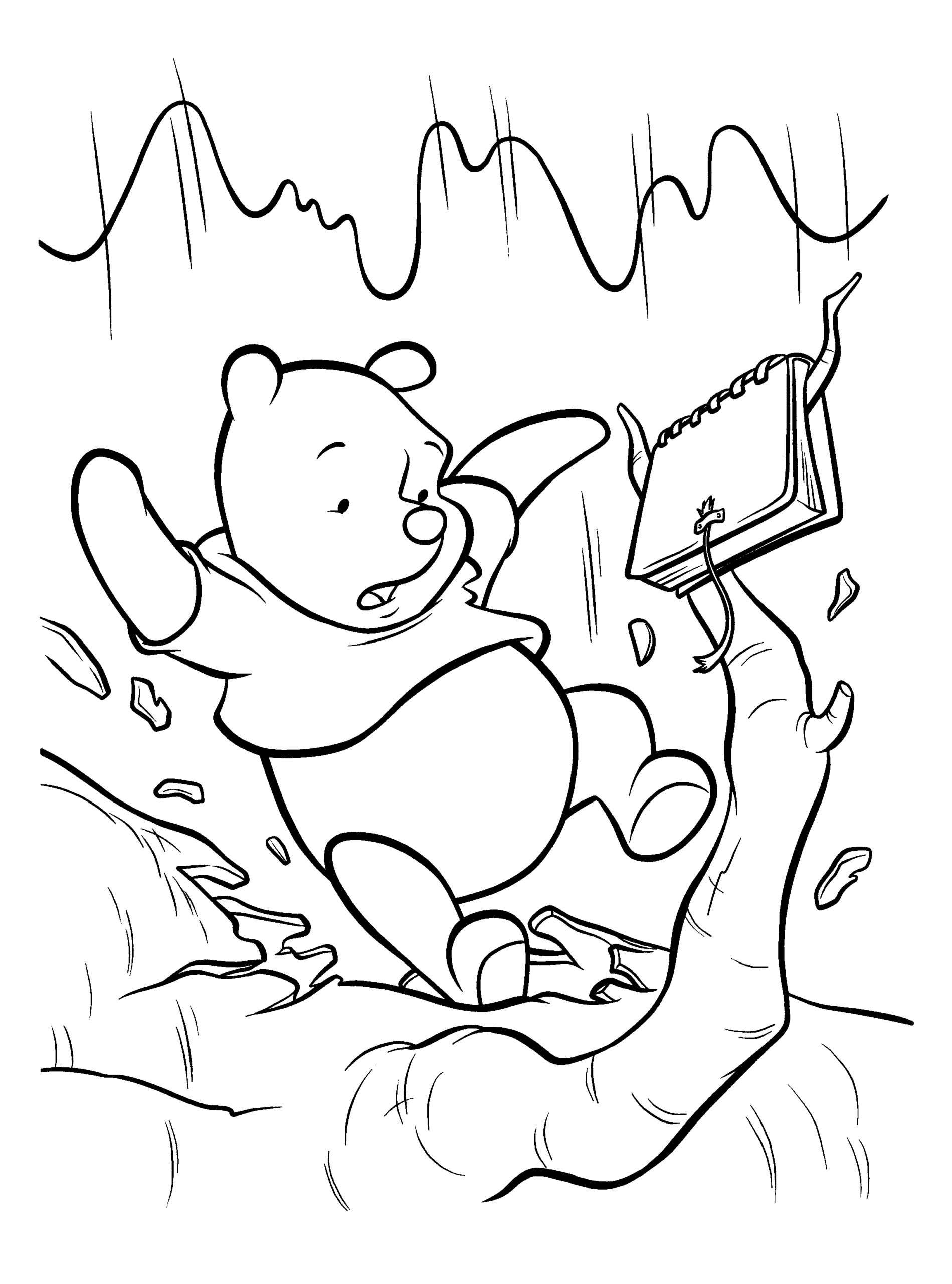 Winnie the Pooh Coloring Pages Cartoons winnie the pooh 7 Printable 2020 7187 Coloring4free