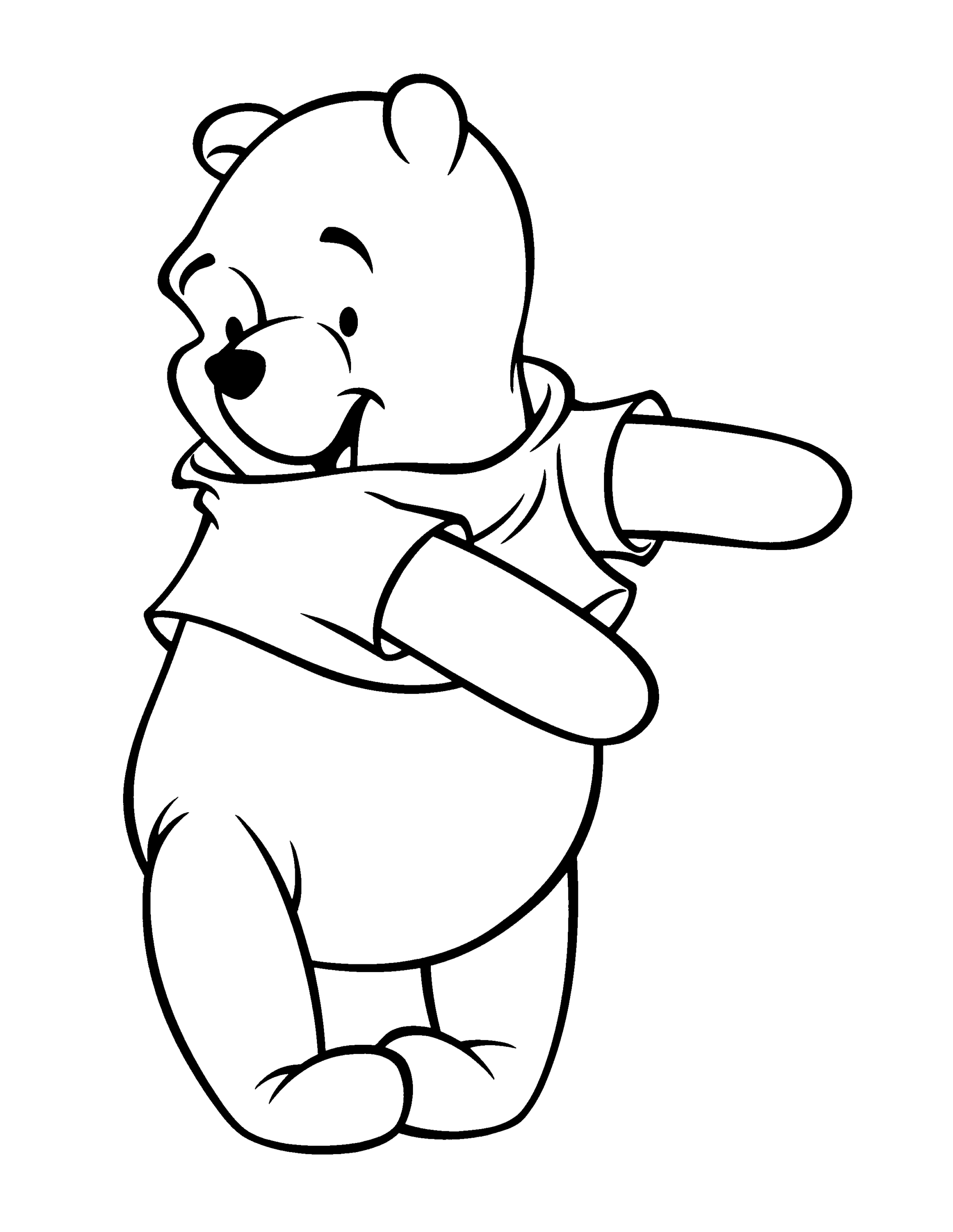Winnie the Pooh Coloring Pages Cartoons winnie the pooh 73 Printable 2020 7192 Coloring4free