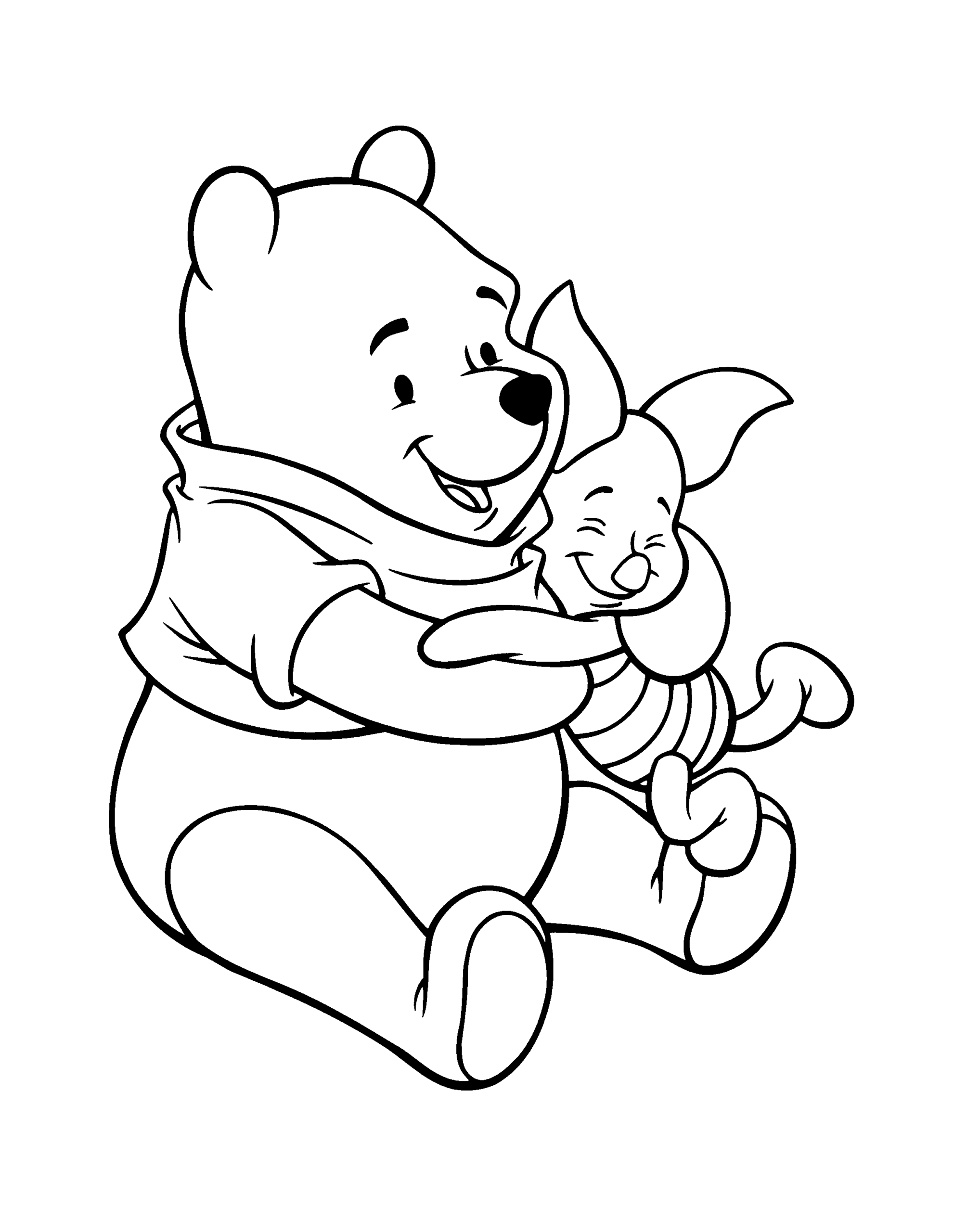 Winnie the Pooh Coloring Pages Cartoons winnie the pooh 75 Printable 2020 7194 Coloring4free