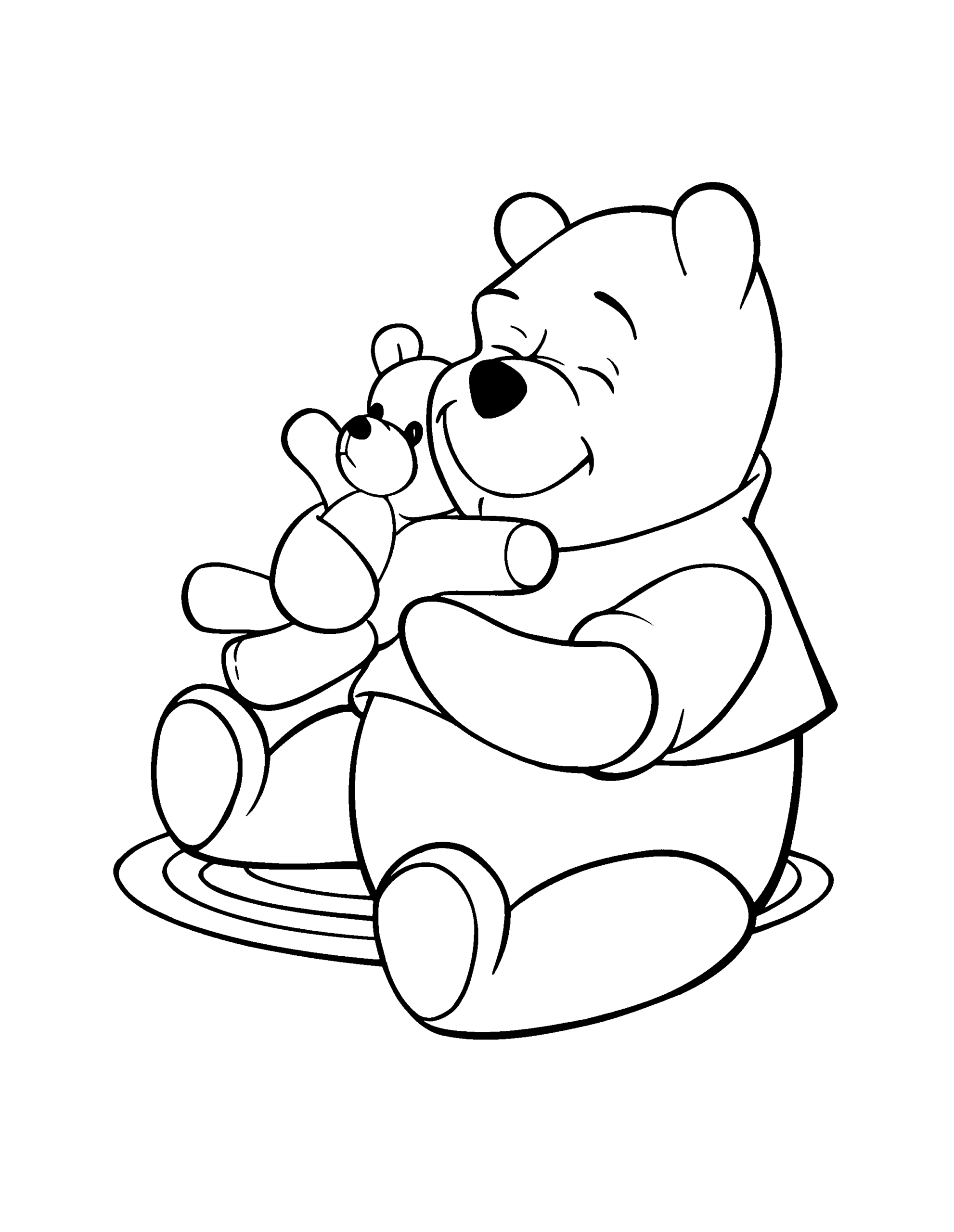 Winnie the Pooh Coloring Pages Cartoons winnie the pooh 80 Printable 2020 7201 Coloring4free