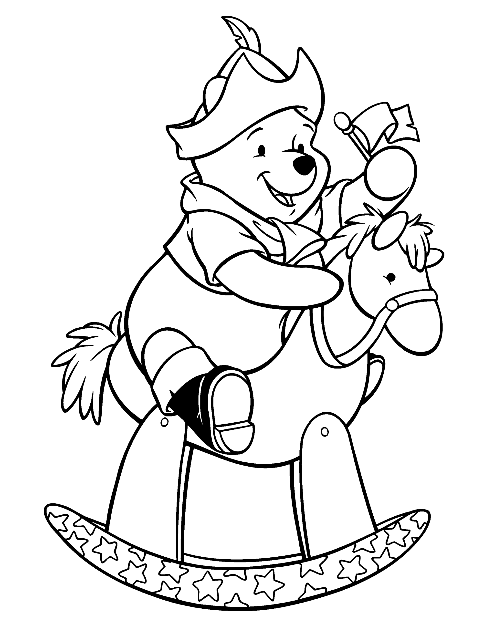 Winnie the Pooh Coloring Pages Cartoons winnie the pooh 91 Printable 2020 7214 Coloring4free