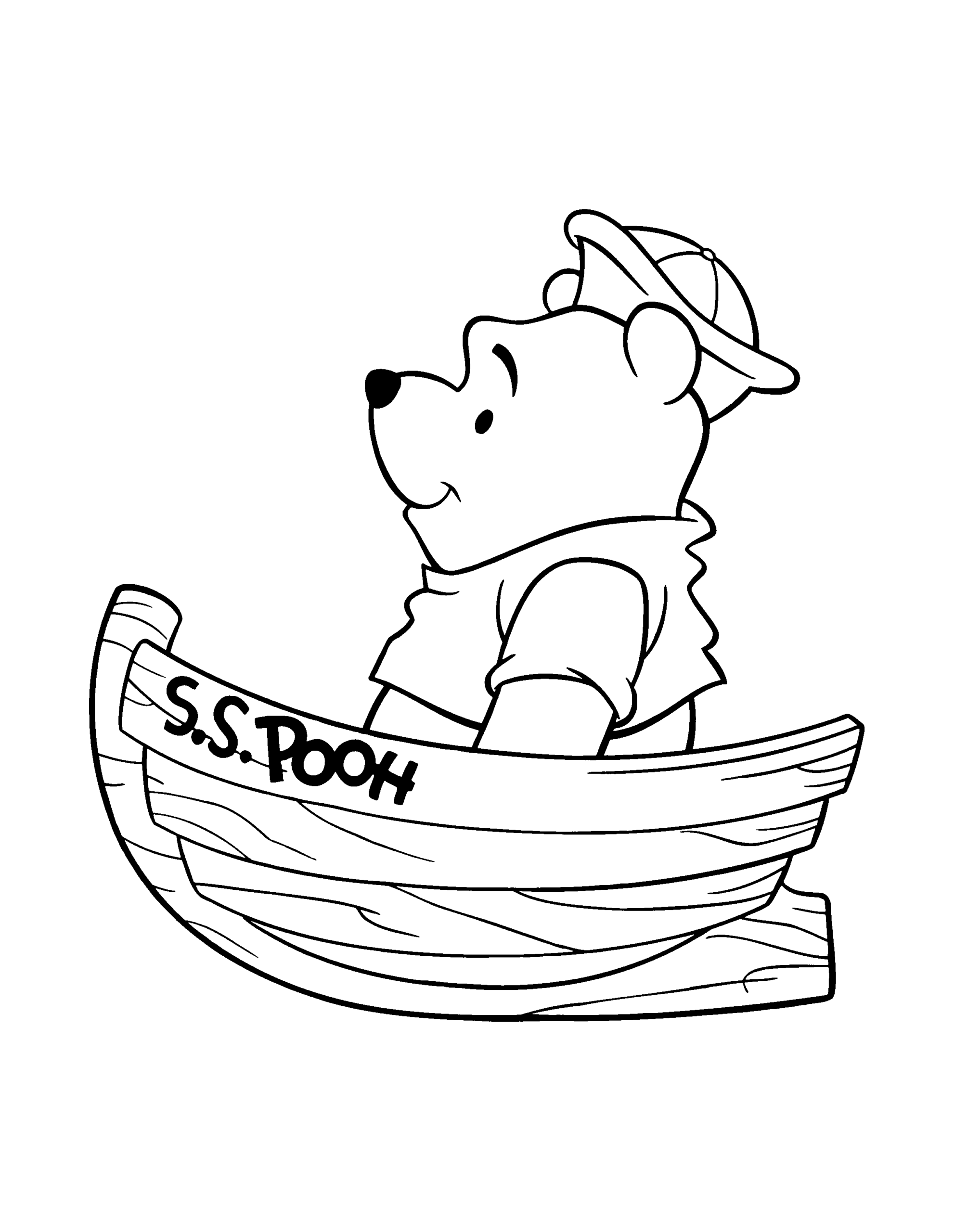 Winnie the Pooh Coloring Pages Cartoons winnie the pooh 96 Printable 2020 7219 Coloring4free