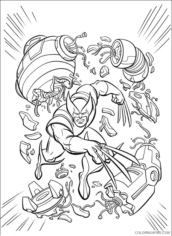 Wolverine Coloring Pages Superheroes Printable 2020 Coloring4free