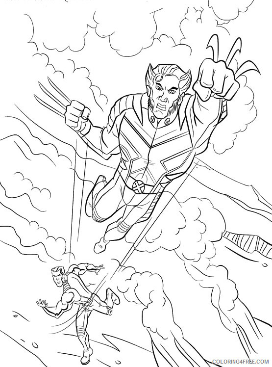Wolverine Coloring Pages Superheroes Printable 2020 Coloring4free ...