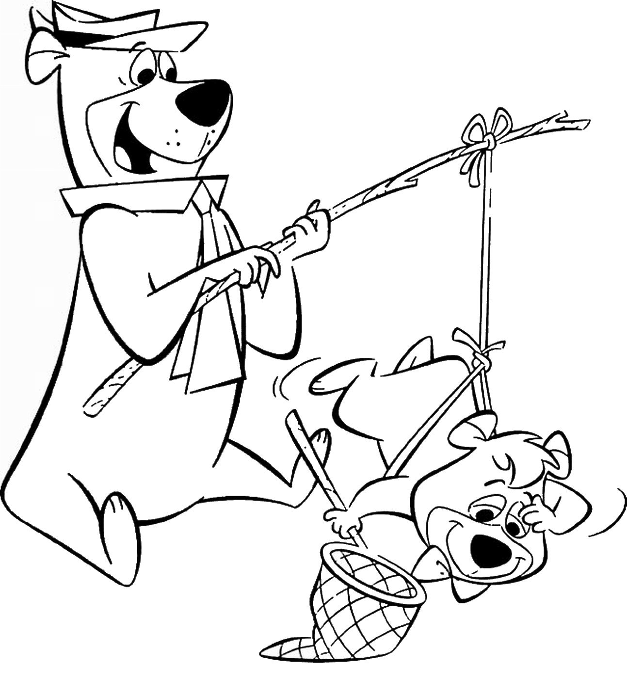 Yogi Bear Coloring Pages Cartoons yogi_bear_cl_34 Printable 2020 7278 Coloring4free