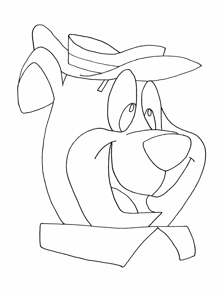Yogi Bear Coloring Pages Cartoons yogibear1 Printable 2020 7289 Coloring4free