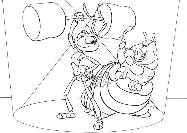 A Bugs Life Coloring Pages TV Film a bugs life 2 Printable 2020 00009 Coloring4free