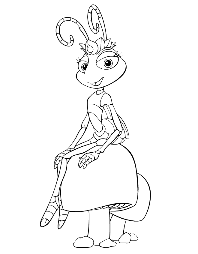 A Bugs Life Coloring Pages TV Film a bugs life 20 Printable 2020 00010 Coloring4free