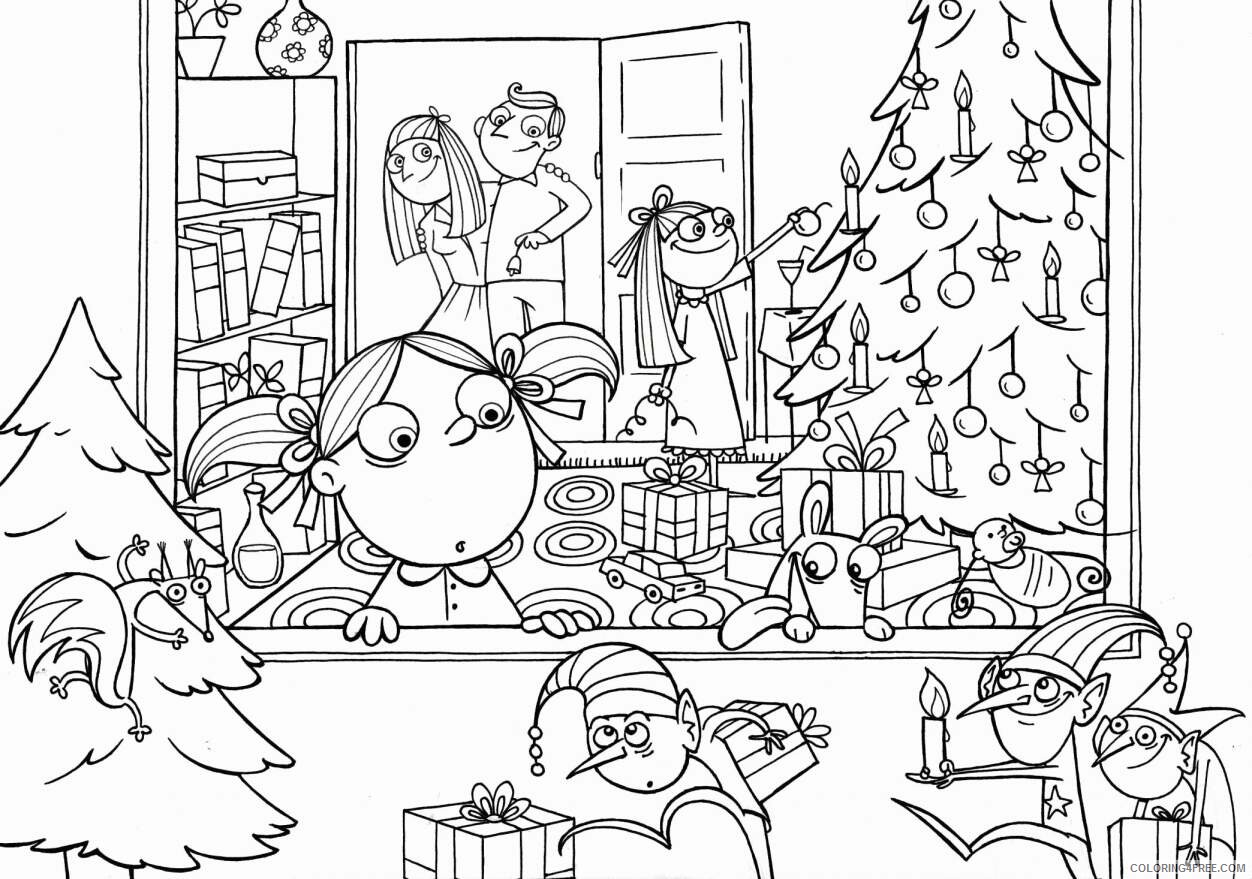 Adult Christmas Coloring Pages Christmas Printable 2020 122 Coloring4free