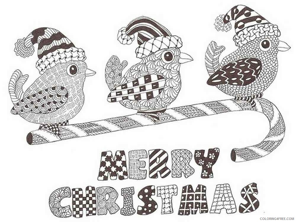 Adult Christmas Coloring Pages adult christmas 14 Printable 2020 106 Coloring4free
