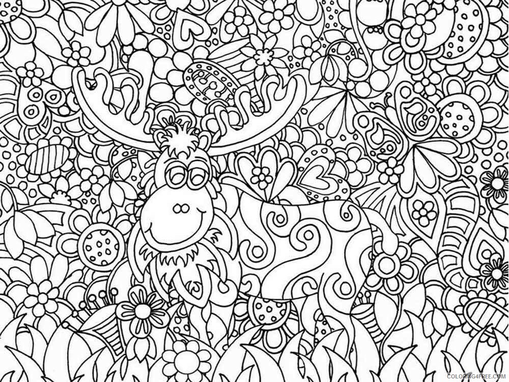 Adult Christmas Coloring Pages adult christmas 16 Printable 2020 108 Coloring4free