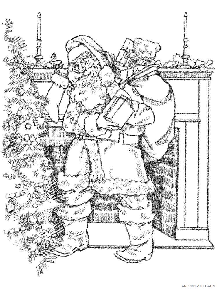 Adult Christmas Coloring Pages adult christmas 8 Printable 2020 118 Coloring4free