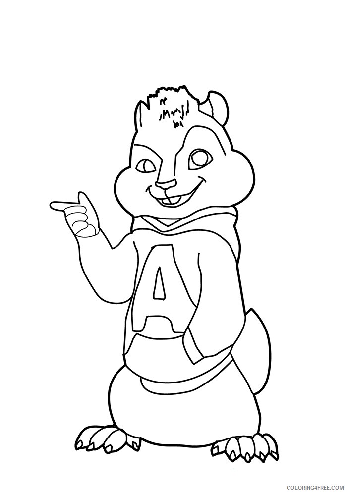 Alvin and the Chipmunks Coloring Pages TV Film 1528166572_alvin 17 a4 Printable 2020 00040 Coloring4free