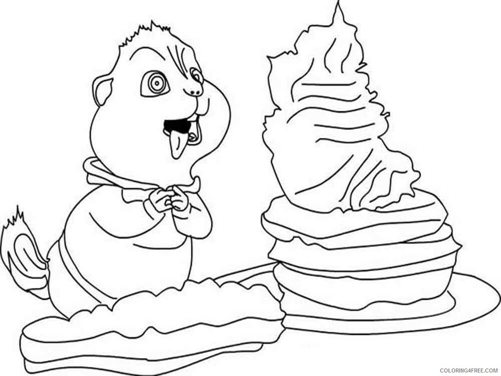 Alvin and the Chipmunks Coloring Pages TV Film Alvin and the Chipmunks 20 Printable 2020 00079 Coloring4free