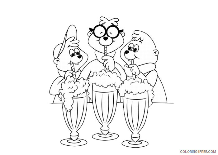 Alvin and the Chipmunks Coloring Pages TV Film Printable 2020 00084 Coloring4free
