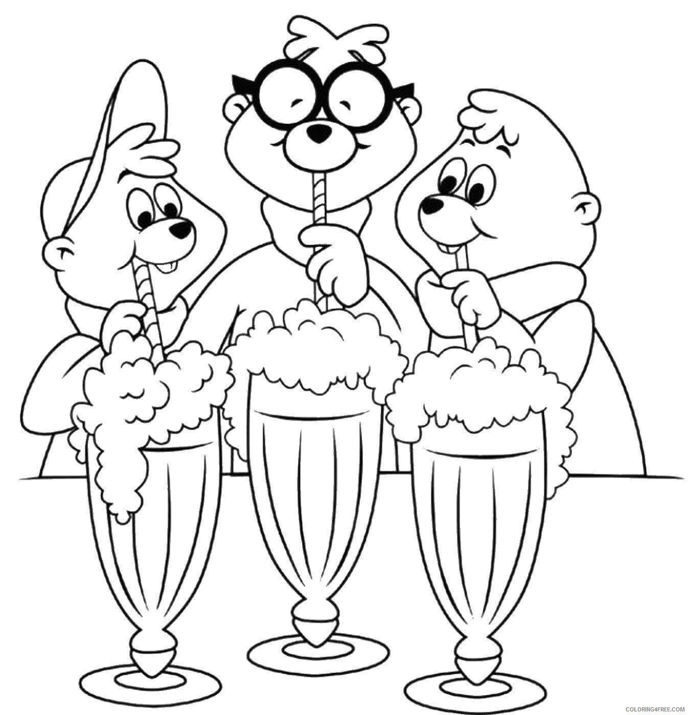 Alvin and the Chipmunks Coloring Pages TV Film alvin_cl_2 Printable 2020 00058 Coloring4free