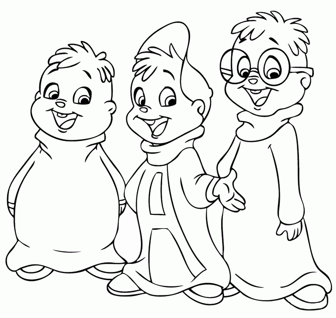Alvin and the Chipmunks Coloring Pages TV Film alvin_cl_4 Printable 2020 00062 Coloring4free