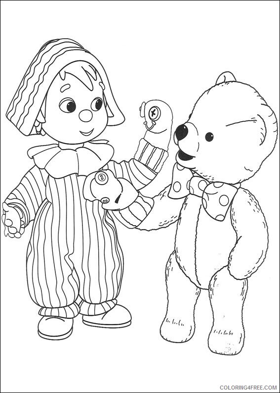 Andy Pandy Coloring Pages TV Film 1533354313_andy pandy and teddy a4 Printable 2020 00115 Coloring4free