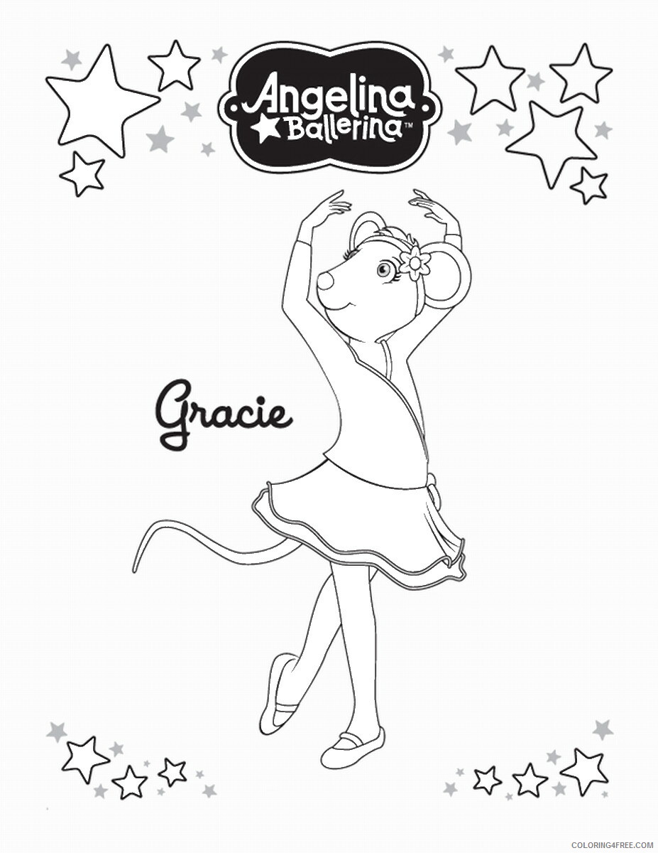 Angelina Ballerina Coloring Pages TV Film Angelina_Ballerina_cl10 Printable 2020 00125 Coloring4free