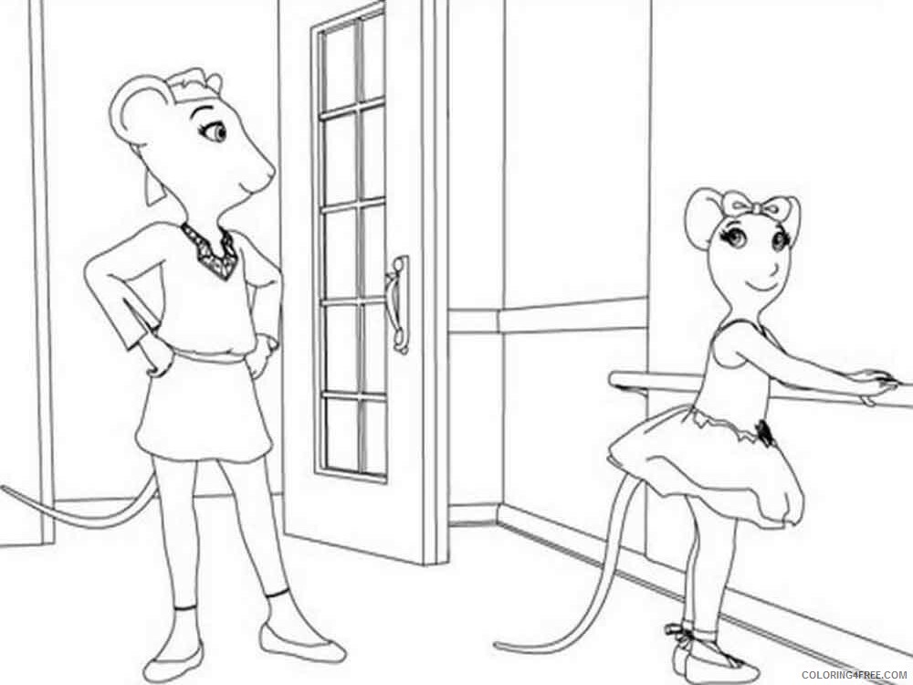 Angelina Ballerina Coloring Pages TV Film angelina ballerina 11 Printable 2020 00129 Coloring4free