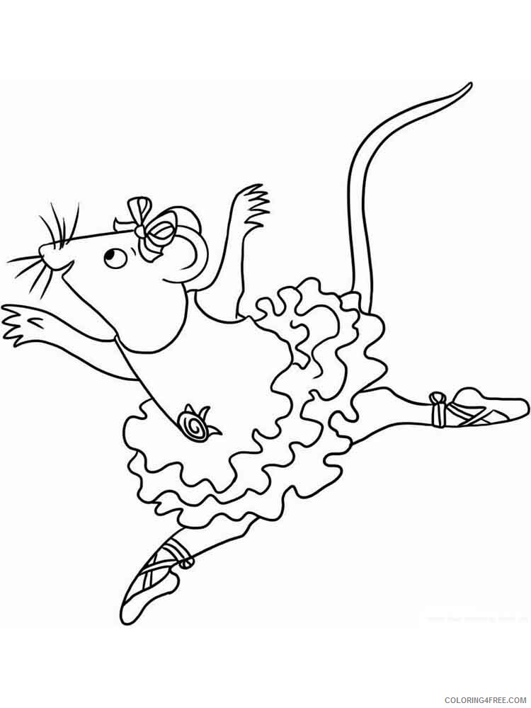 Angelina Ballerina Coloring Pages TV Film angelina ballerina 12 Printable 2020 00130 Coloring4free