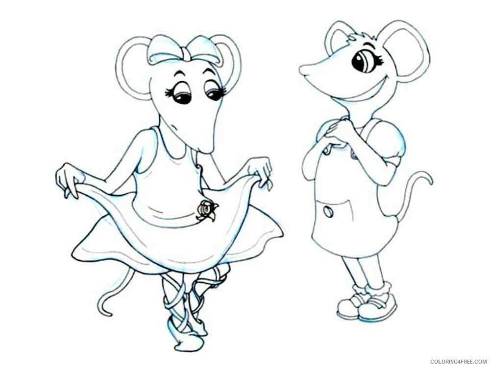 Angelina Ballerina Coloring Pages TV Film angelina ballerina 7 Printable 2020 00135 Coloring4free