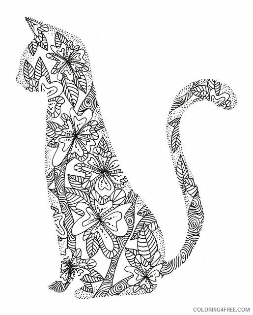 Animal Zentangle Coloring Pages Zentangle Animal Printable 2020 182 Coloring4free