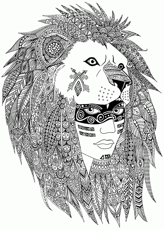 Animal Zentangle Coloring Pages biyprozyT Printable 2020 133 Coloring4free