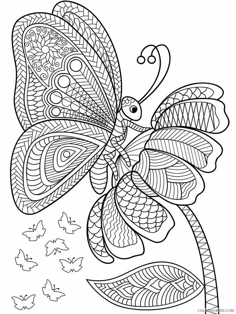 Animal Zentangle Coloring Pages zentangle insect 10 Printable 2020 385 Coloring4free