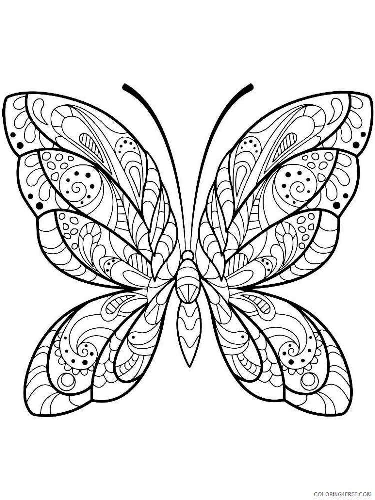 Animal Zentangle Coloring Pages zentangle insect 23 Printable 2020 394 Coloring4free
