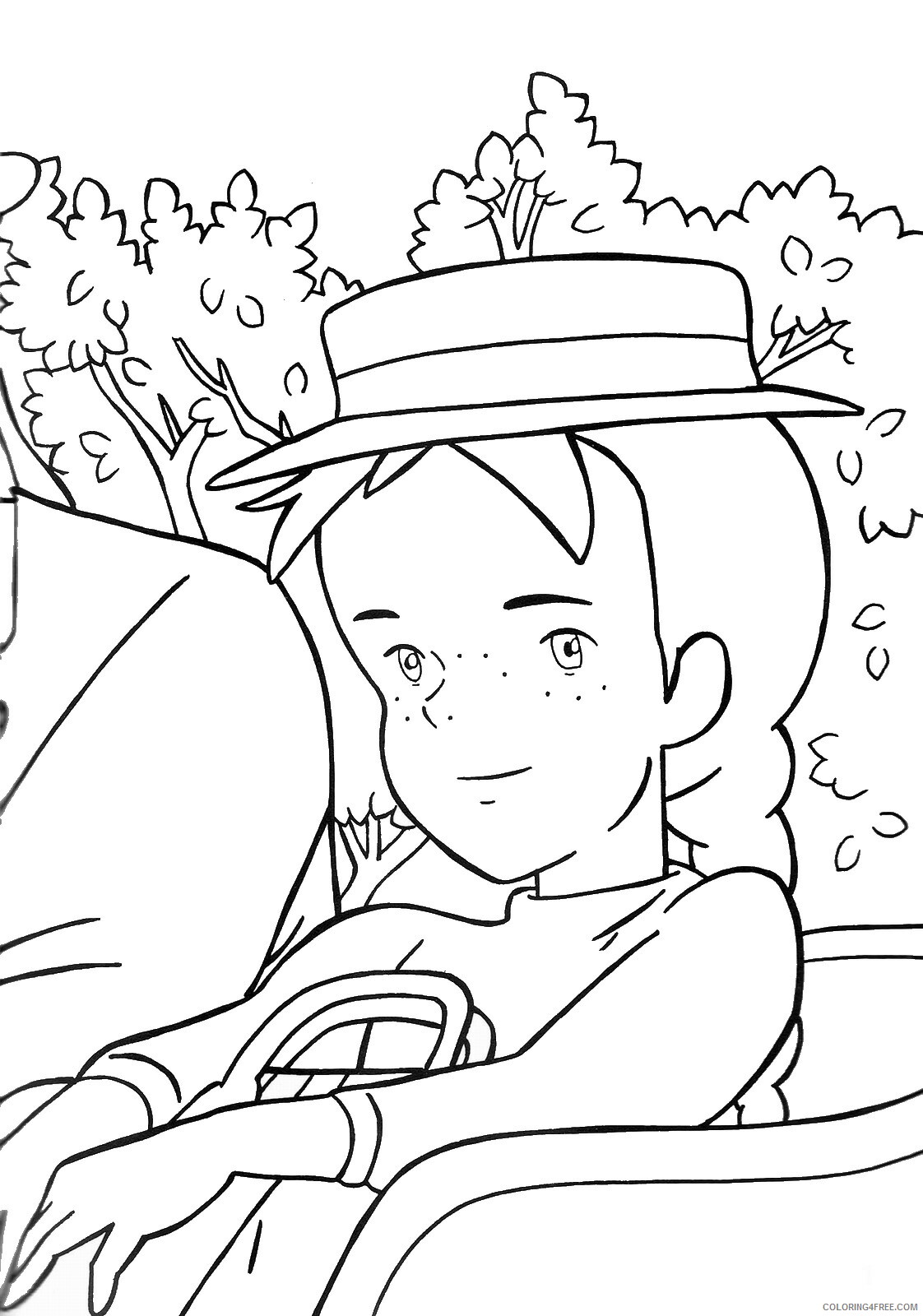 Anne of Green Gables Coloring Pages TV Film anne green gables 2 Printable 2020 00147 Coloring4free