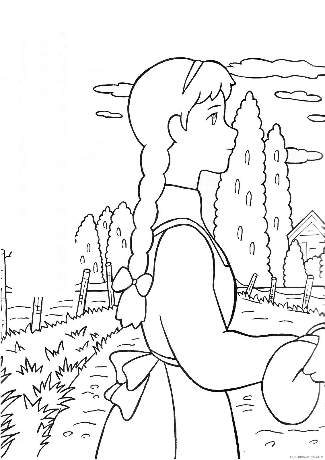 Anne of Green Gables Coloring Pages TV Film anne green gables 30 Printable 2020 00159 Coloring4free