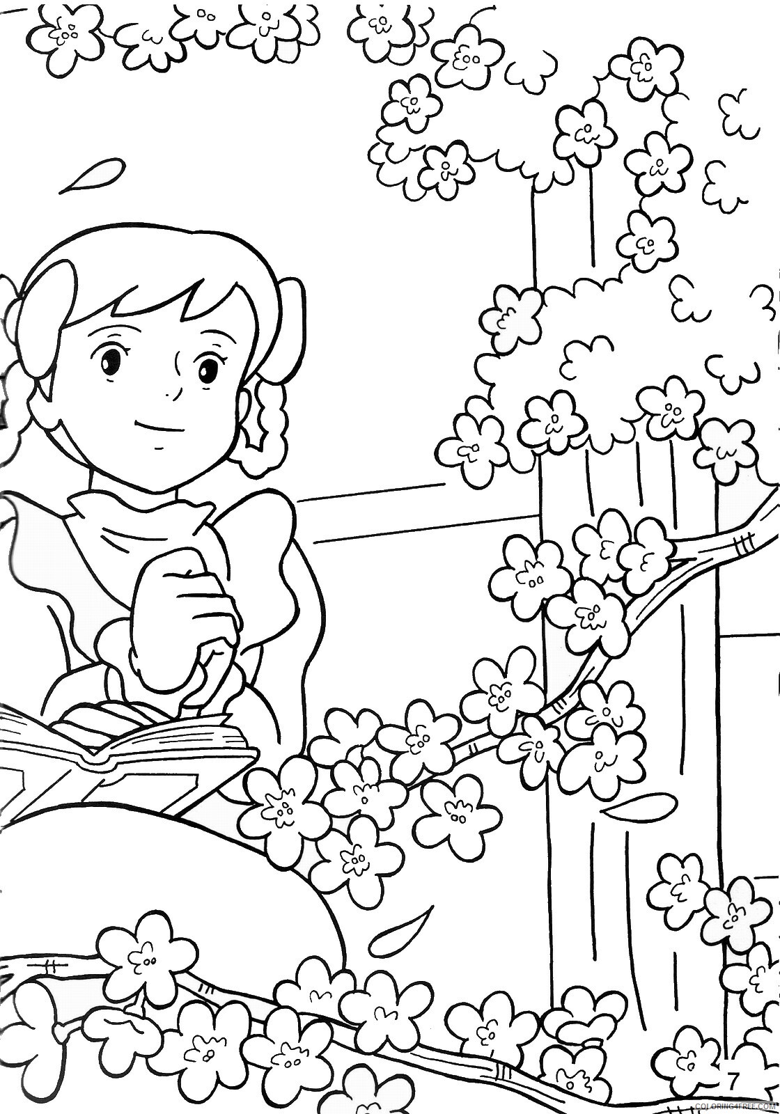 Anne of Green Gables Coloring Pages TV Film anne green gables 8 Printable 2020 00164 Coloring4free