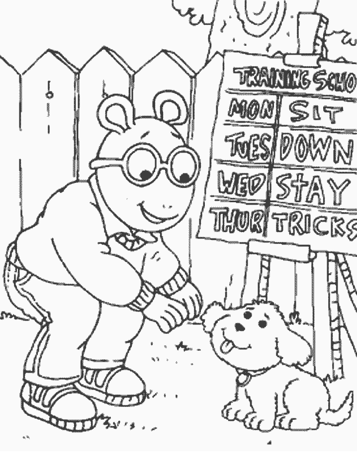 Arthur Coloring Pages TV Film 17 Printable 2020 00172 Coloring4free