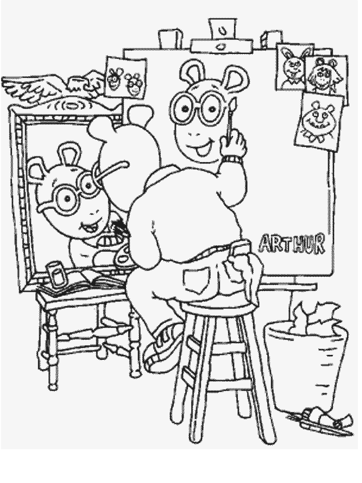 Arthur Coloring Pages TV Film 38 Printable 2020 00187 Coloring4free