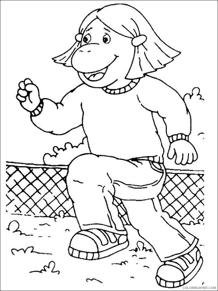 Arthur Coloring Pages TV Film Arthur 1 Printable 2020 00213 Coloring4free