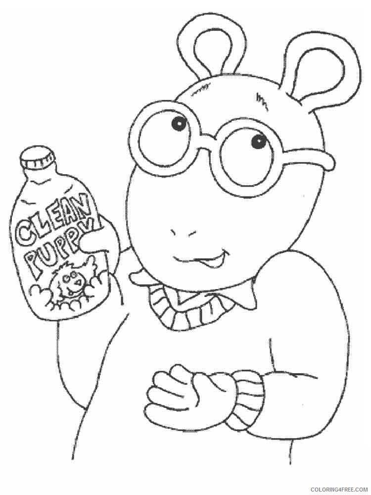 Arthur Coloring Pages TV Film Arthur 15 Printable 2020 00217 Coloring4free