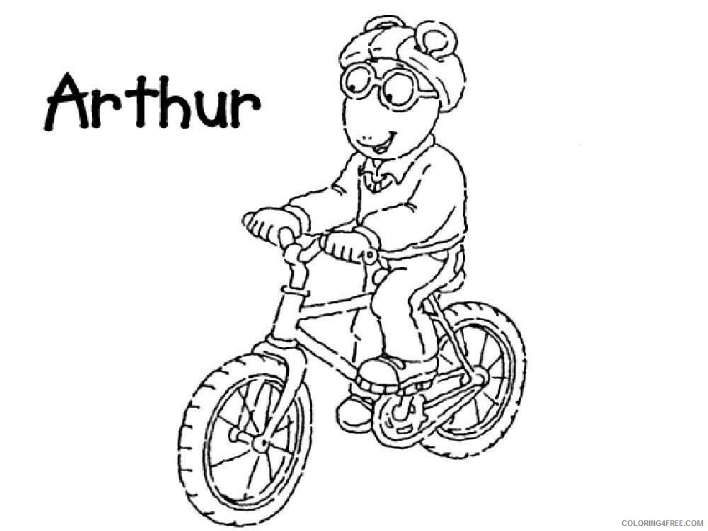 Arthur Coloring Pages TV Film Arthur 17 Printable 2020 00219 Coloring4free