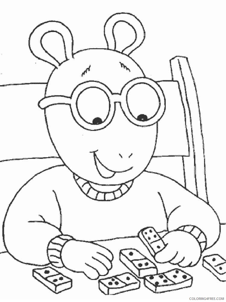 Arthur Coloring Pages TV Film Arthur 9 Printable 2020 00221 Coloring4free